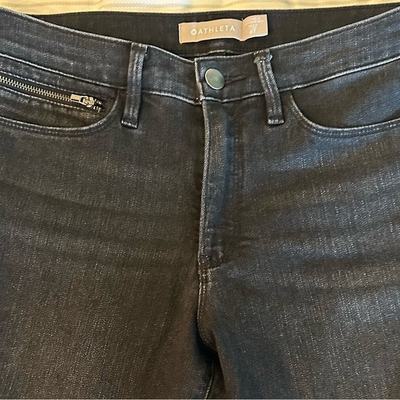 Athleta Sculptek zipper jeans size 6Tall - Picture 2 of 5